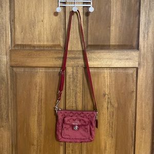 Burgundy Coach Purse
